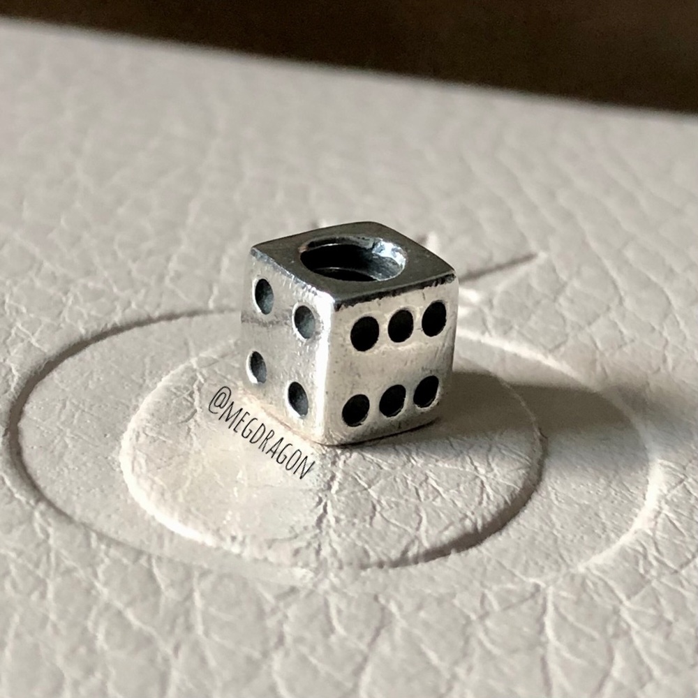 RETIRED Pandora Lucky Dice Charm